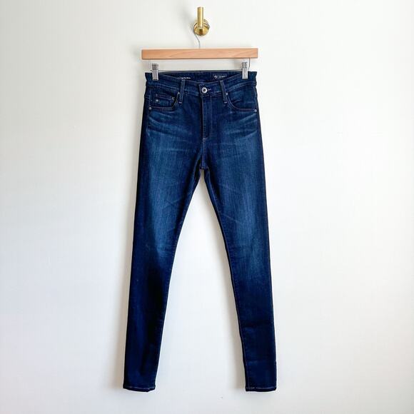 Adriano Goldschmied The Farrah High Rise Skinny Denim Jeans Blue 26 - Picture 1 of 9
